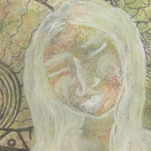 'Atmosphere', Pastel painting, Paper, Drawing, Art, Original - Picture 2 of 8